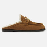 MULE CLOG SABOT MARROM CAMURÇA BRIDÃO METÁLICO A 13688 0001 0001 AREZZO